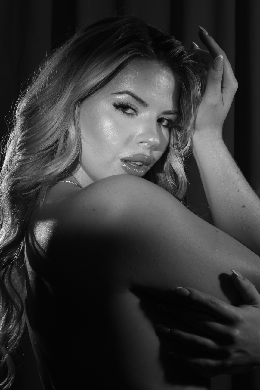 black and white photos of topless female
